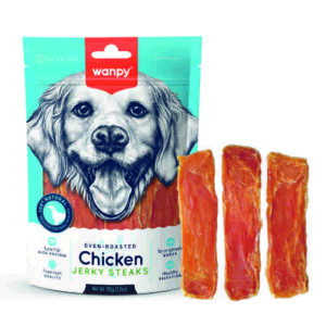 تشویقی سگ Chicken Jerky Steaks بسته 100 گرمی ونپی