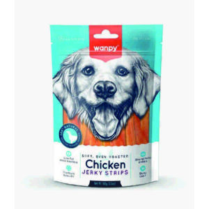 تشویقی سگ Soft Chicken Jerky Strips بسته 100 گرمی ونپی