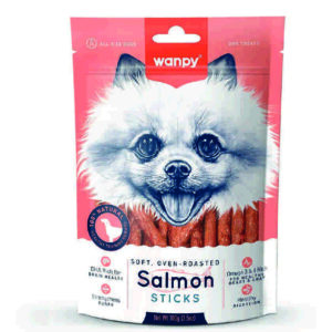 تشویقی سگ Salmon Sticks بسته 100 گرمی ونپی