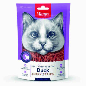 تشویقی گربه Soft Duck Jerky Strips بسته 80 گرمی ونپی