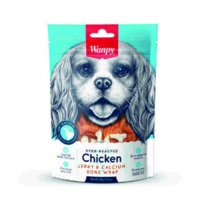 تشویقی سگ Chicken Jerky Wrapped Calcium Bone بسته 100 گرمی ونپی